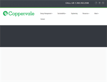 Tablet Screenshot of coppervale.org
